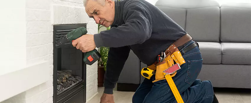 New Indoor Fireplace Installation in Perth Amboy, New Jersey