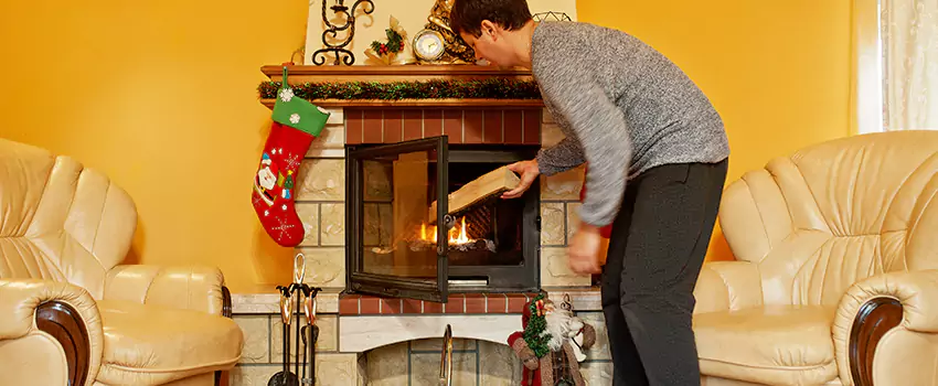 Rusted Metal Fireplace Restoration in Perth Amboy, New Jersey