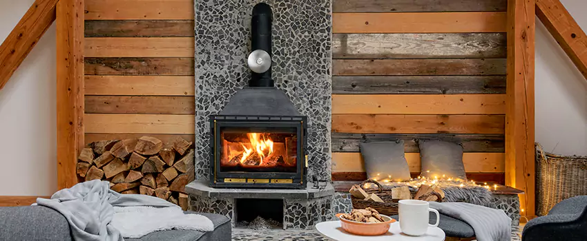 Thelin Hearth Products Direct Vent Gas Stove Fireplace Inspection in Perth Amboy, New Jersey